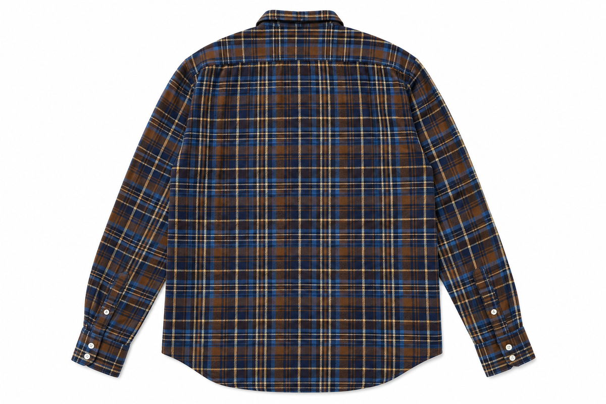 Camisa Paul Hombre Brown/Blue