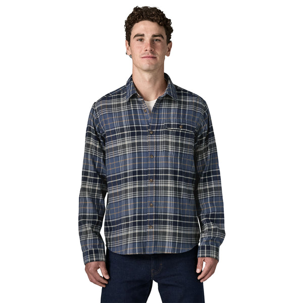 Mann Fjord Flannel Hemd Depth/New Navy