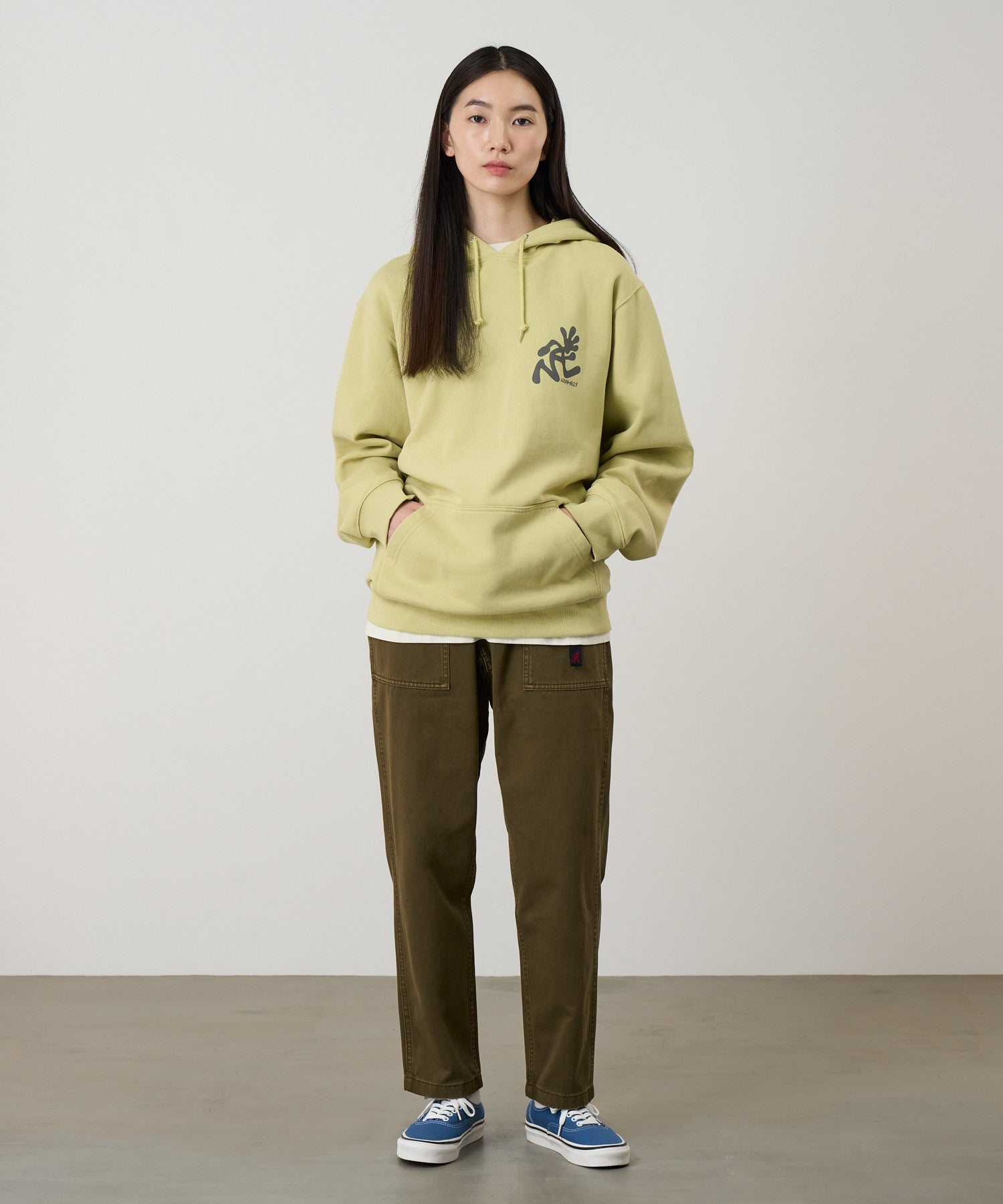 Loose Tapered Ridge Trousers Bark Pigment