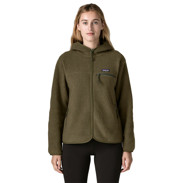 Maglia Reto Pile Hoody Donna Basin Green
