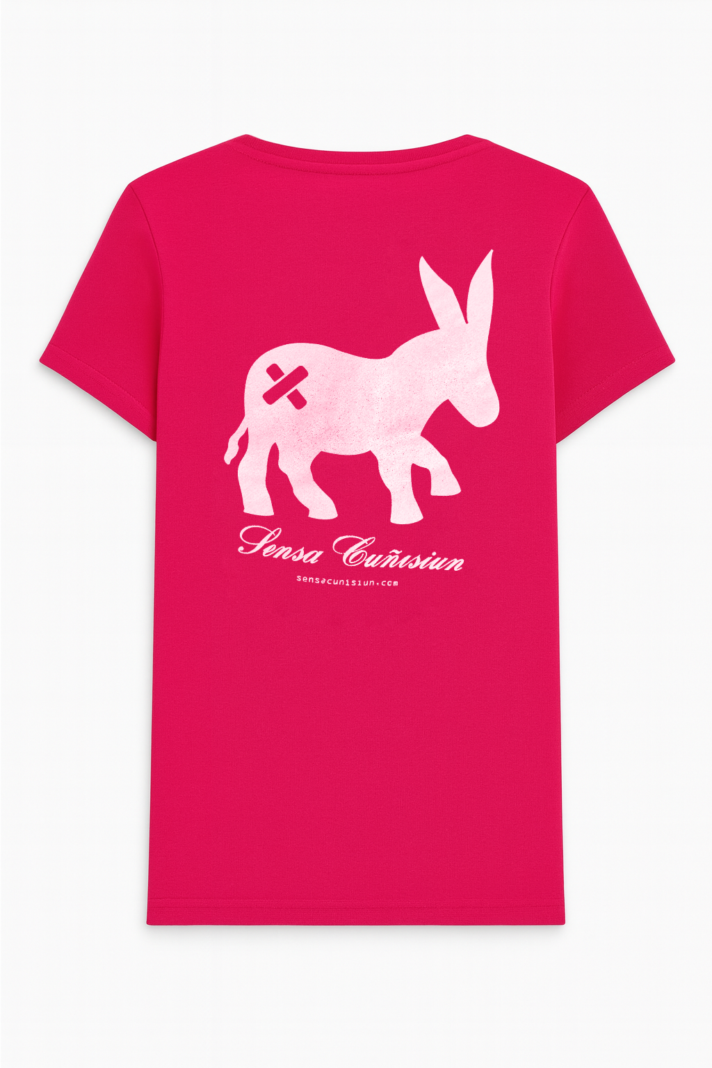 T-shirt Classic Logo Femme Electric Magenta