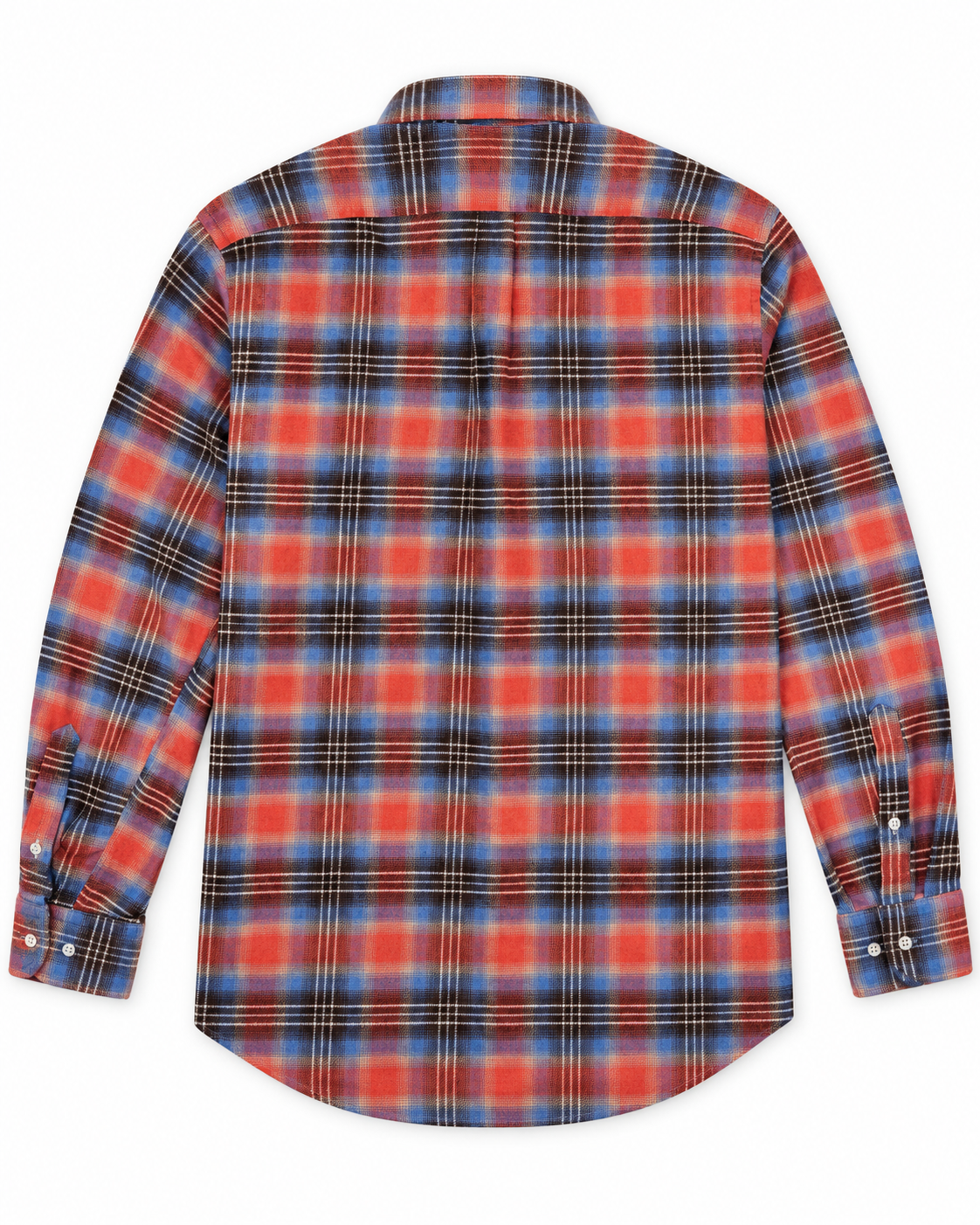 Mann Bradford Flannel Hemd Coral/Sky