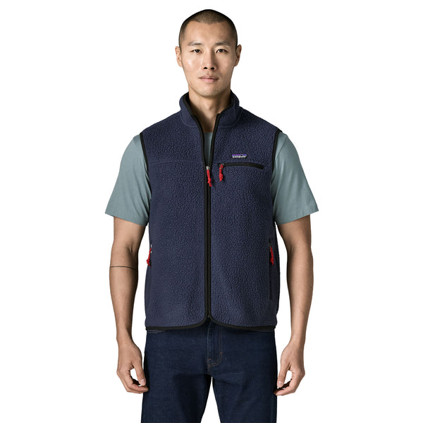 Mann Retro Pile Weste New Navy