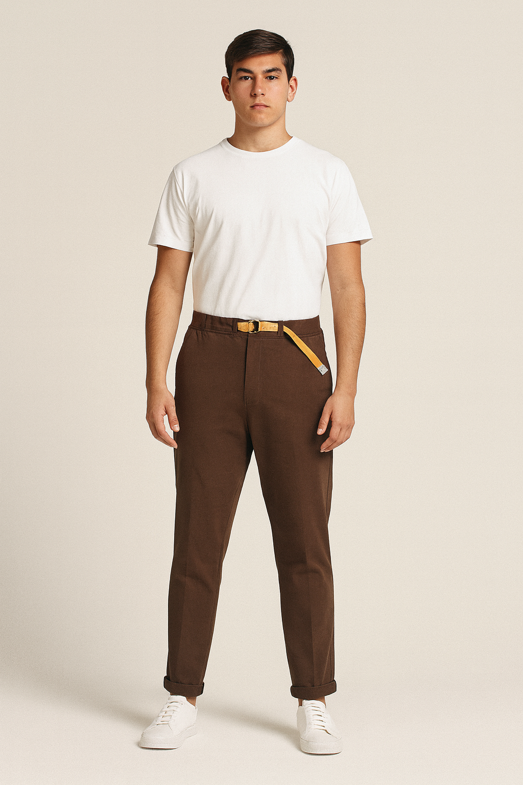 Pantaloni Greg Classic Uomo Mogano