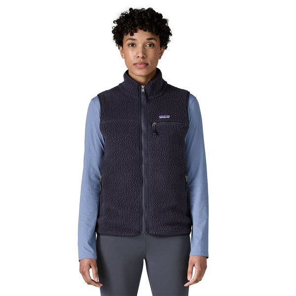 Gilet Reto Pile Donna Sunken Blue