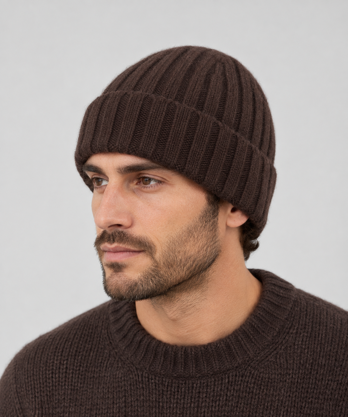 Cappello Bixio Cashmere Uomo Brown