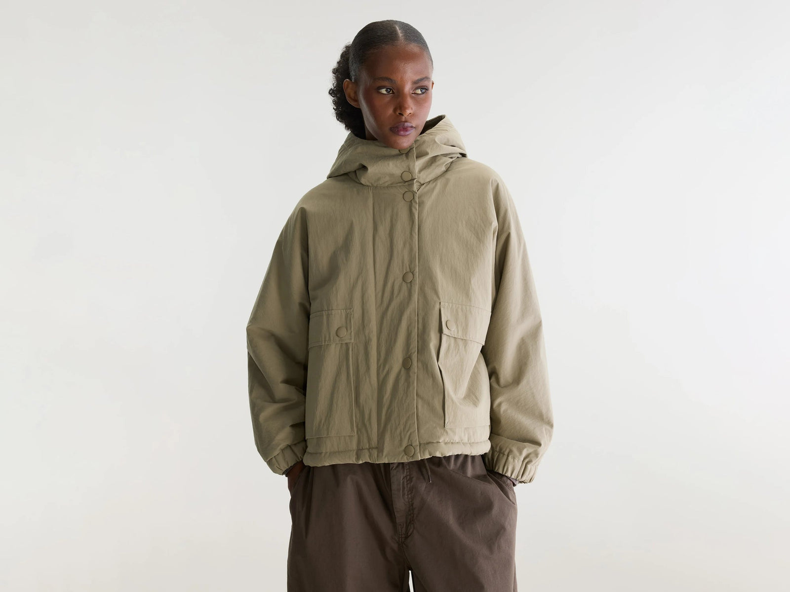 Frau Jenna Hooded Jacke Shadow