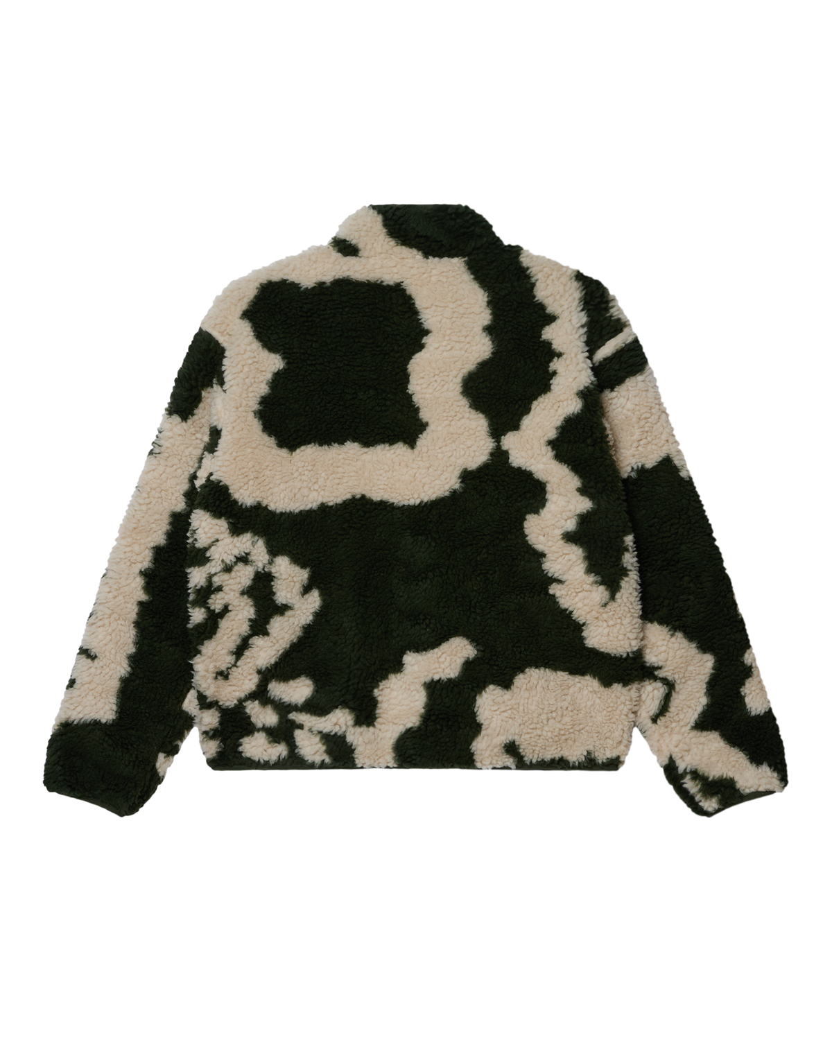 Giacca Shaggy Sherpa Uomo Black Olive Multi