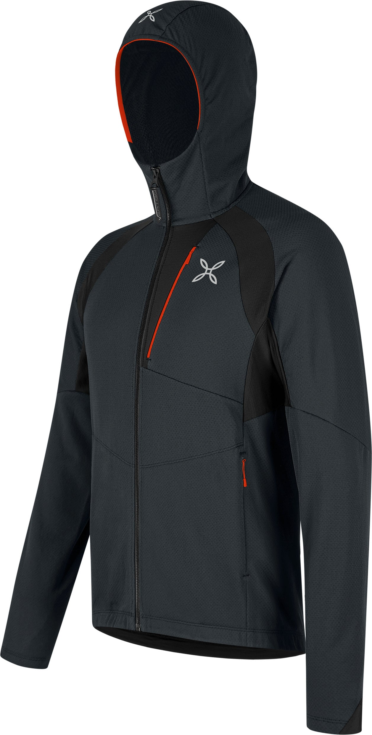 Maglia Vertigo Octa Hooded Uomo Grey/Red