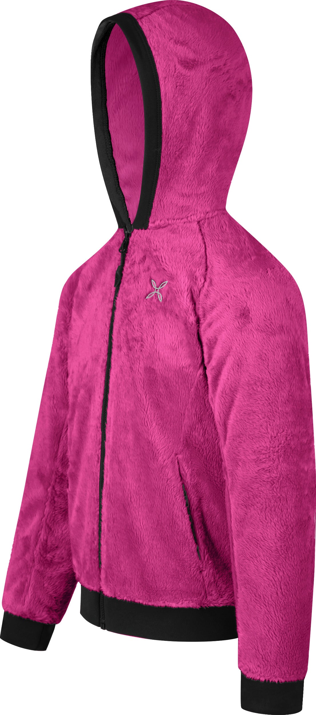 Maglia Track Hooded Bambina Baton Rouge/Vinaccia