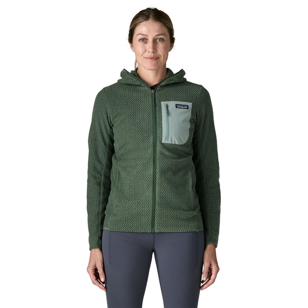 Maglia R1 Air Full-Zip Hoody Donna Canopy Green