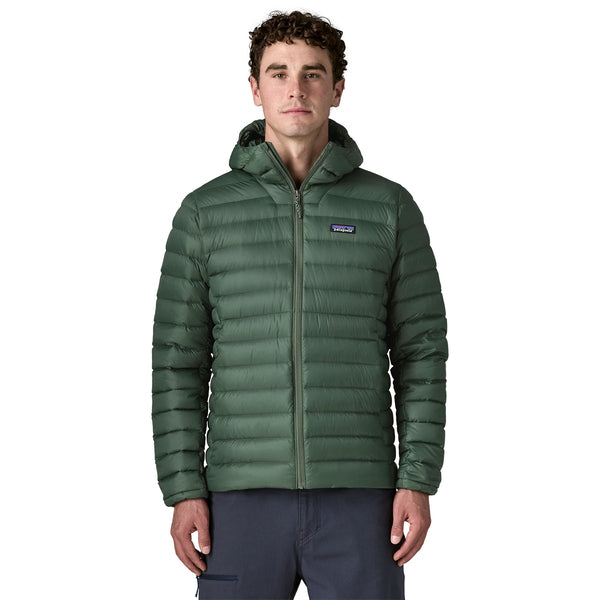 Giacca Down Sweater Hoody Uomo Treeline Green