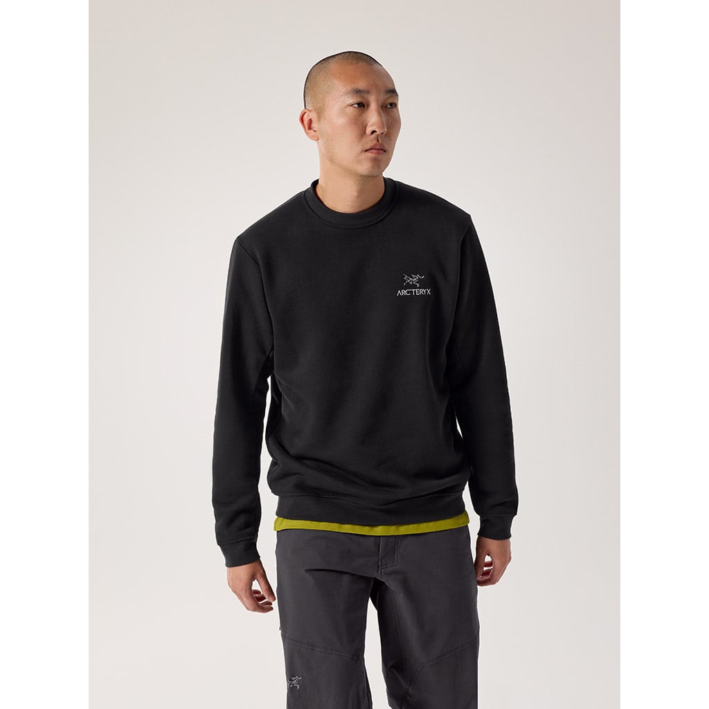 Maglia Emblem Fleece Uomo Black