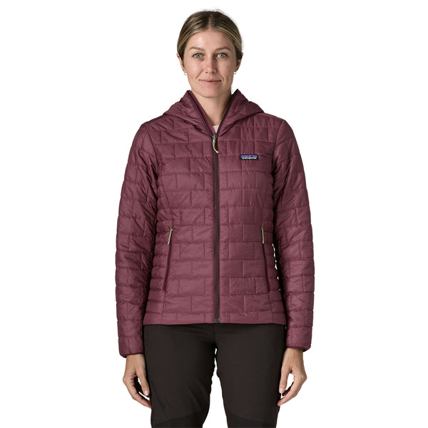 Women's Nano Puff Hoody Jacket Berry Fig