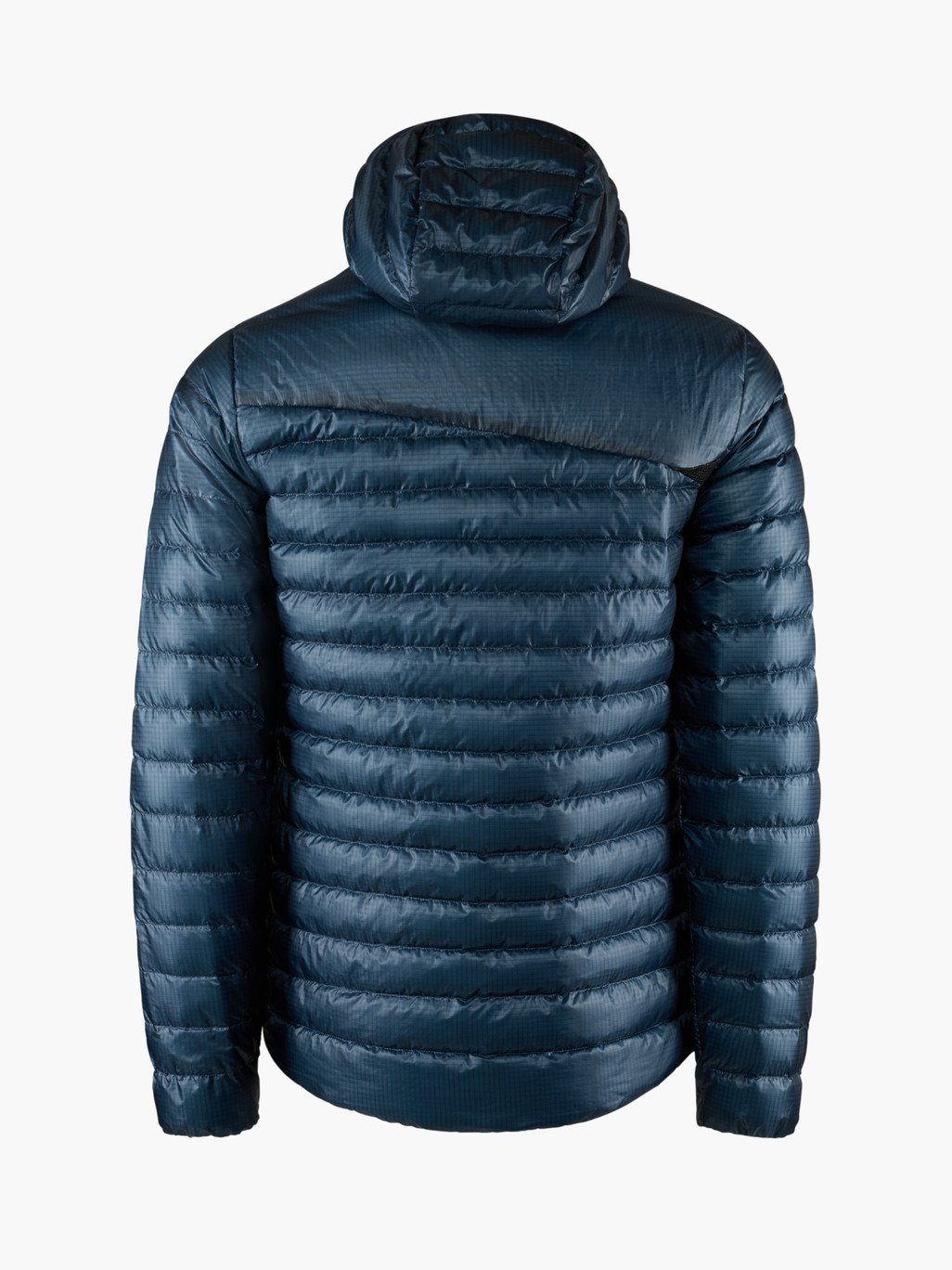 Mann Lopt Hood Jacke Indigo Blue