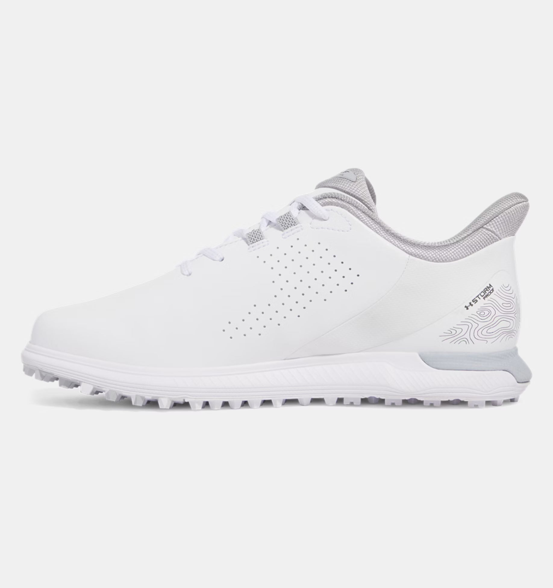 Scarpe Drive Fede Spikeless Uomo White/Metallic Silver
