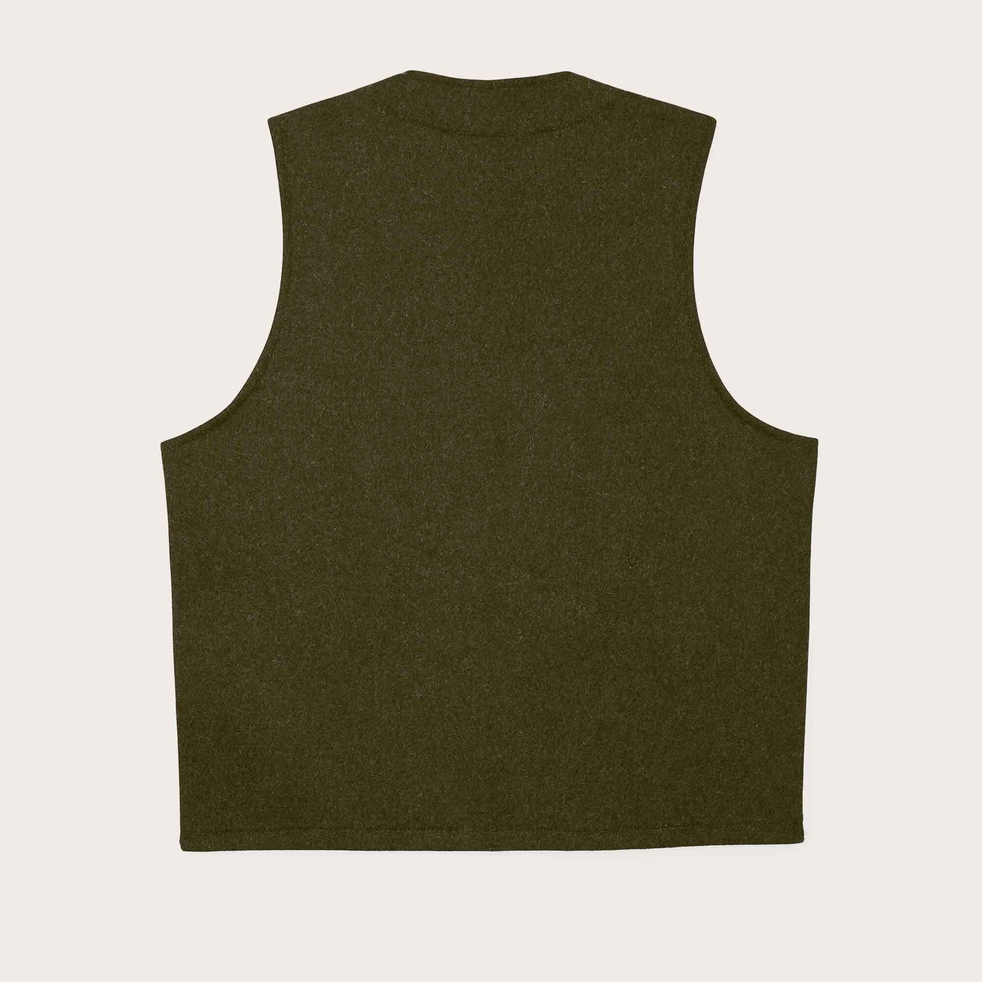 Gilet Mackinaw Wool Uomo Forest Green