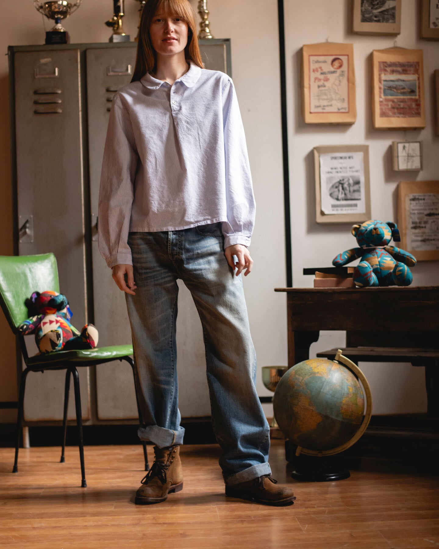 Pantaloni 18 Relaxed Light Blue