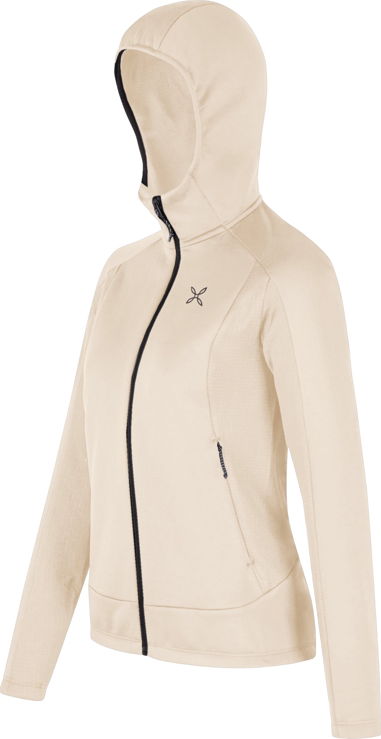 Maglia Pulse Hooded Donna Cream
