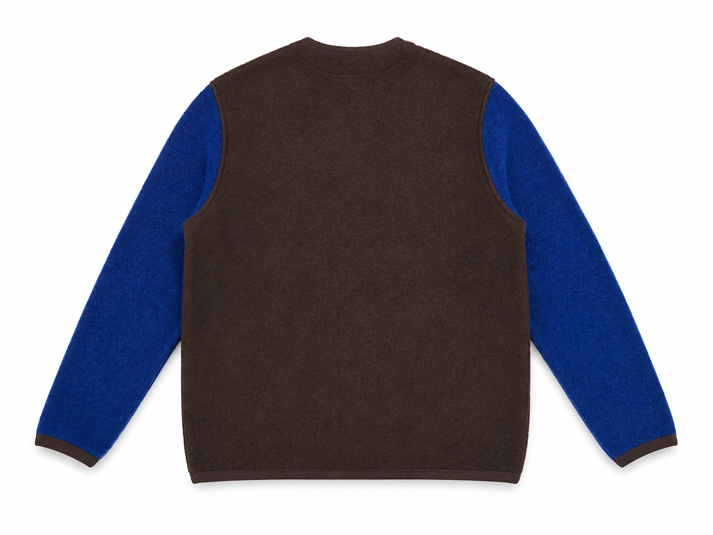 Maglia Wool Cardigan Uomo Brown/Indigo