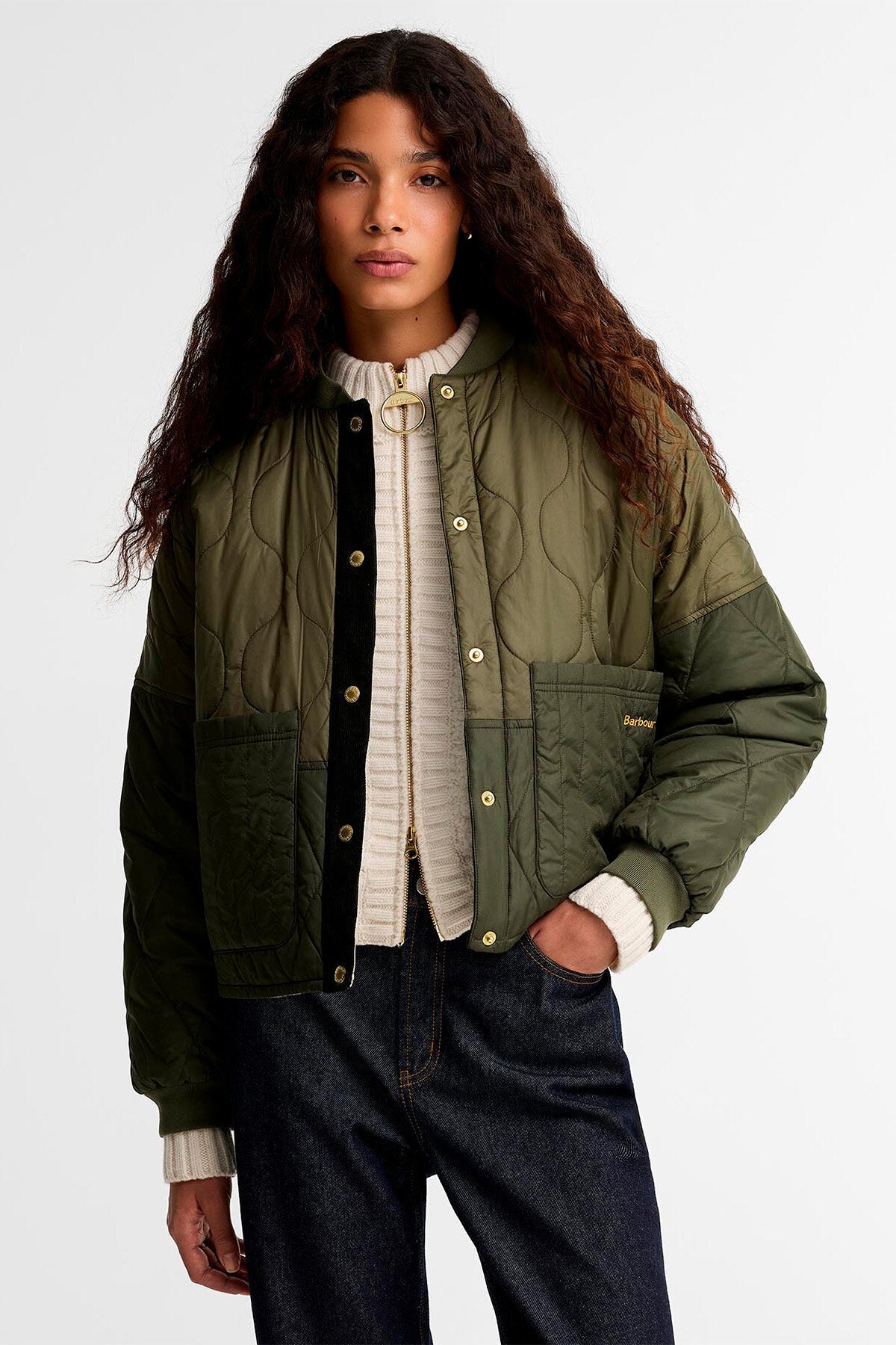 Giacca Ravenshill Reversible Donna Olive/Fern/Tartan