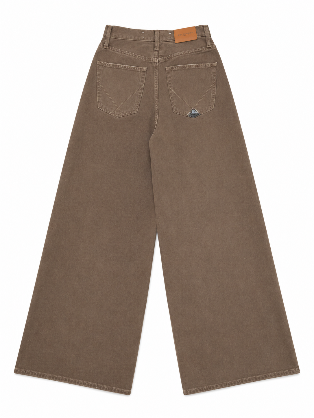 Γυναικεία Kaori ευρεία παντελόνια Vintage Dyed Brown