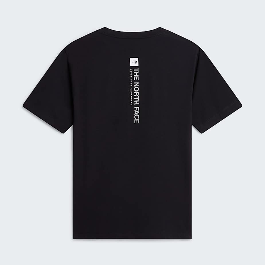 Camiseta Vertical Regular Hombre Black