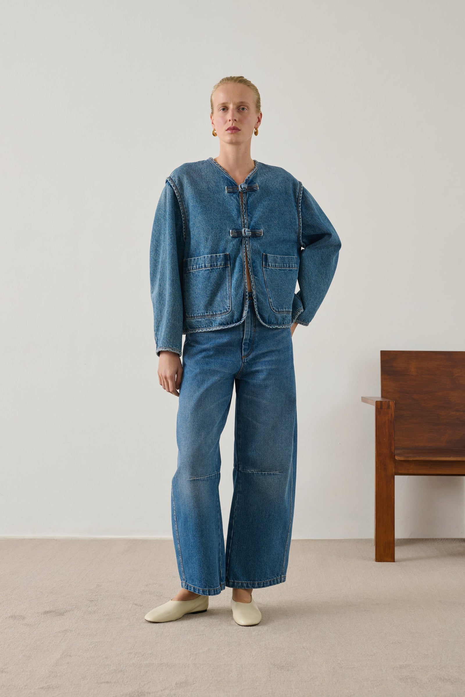 Veste Agata Denim Femme Blue