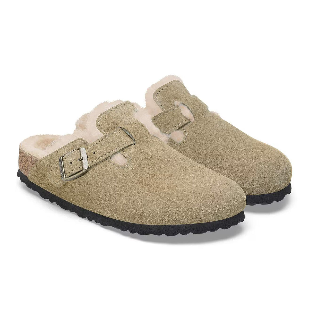 Sandales Boston VL Shearling Taupe