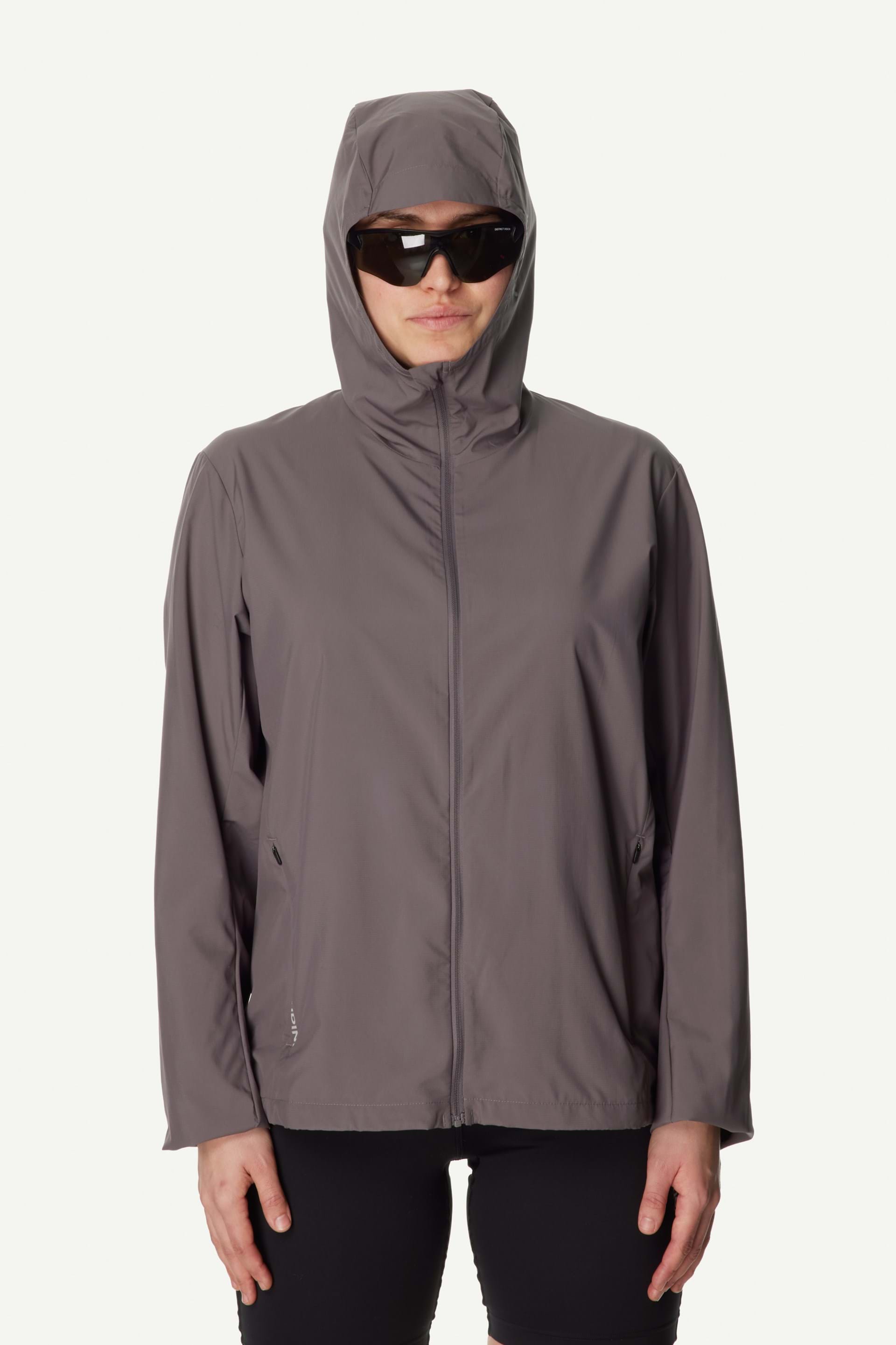 Giacca Pace Trail Houdi Donna Purple Gray