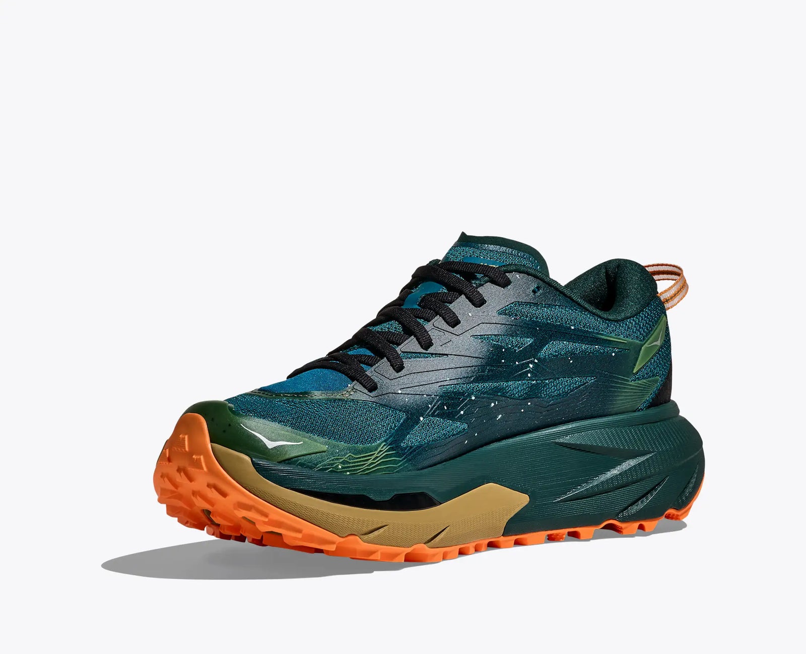 Mann Mafate 5 Schuhe Tidal Wave/Mustard Seed