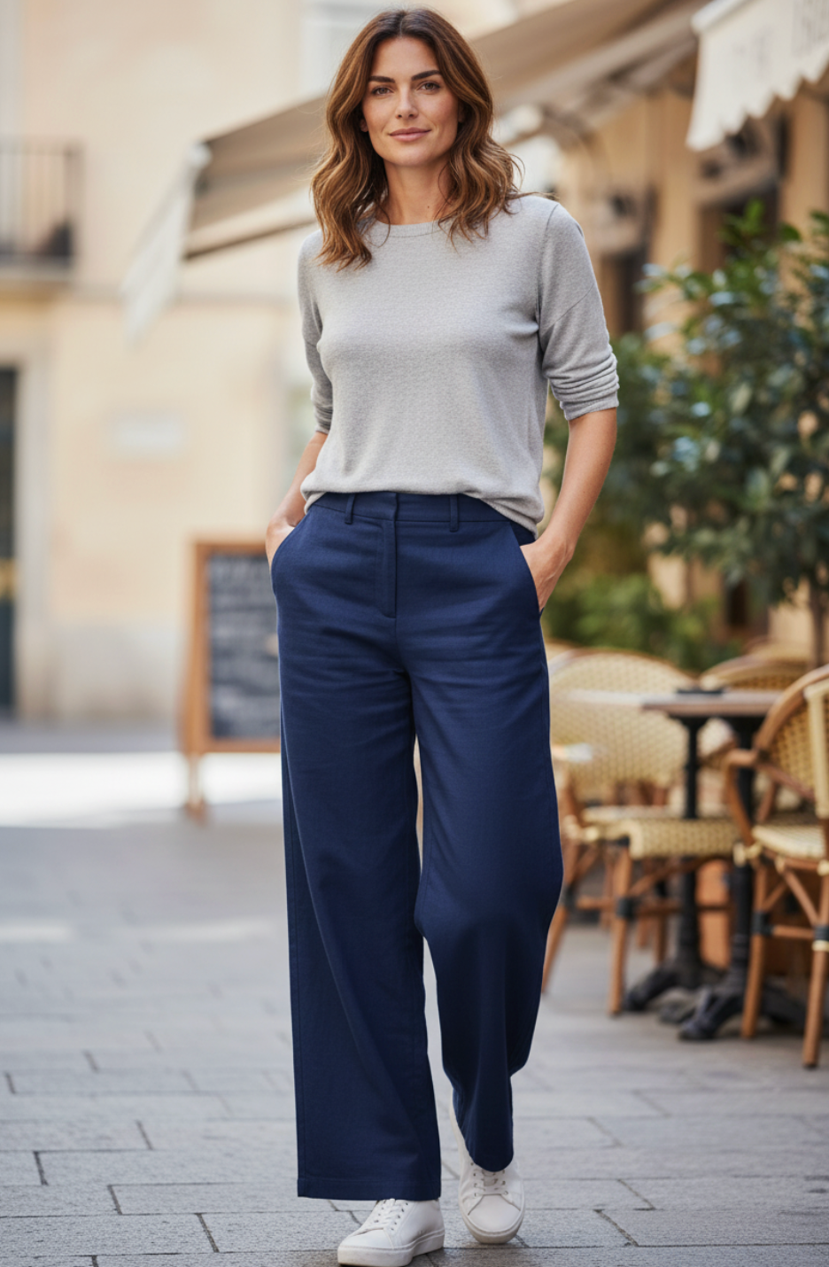 Pantaloni P462 Donna Baltico