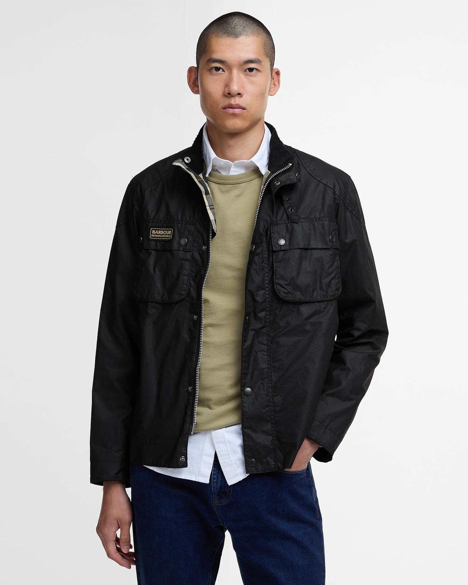 Giacca Wax Merton Uomo Classic Black