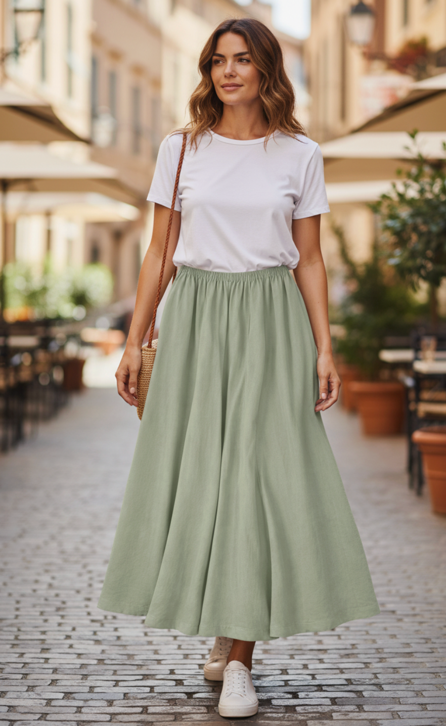 Falda G900 Light Mujer Pistacchio