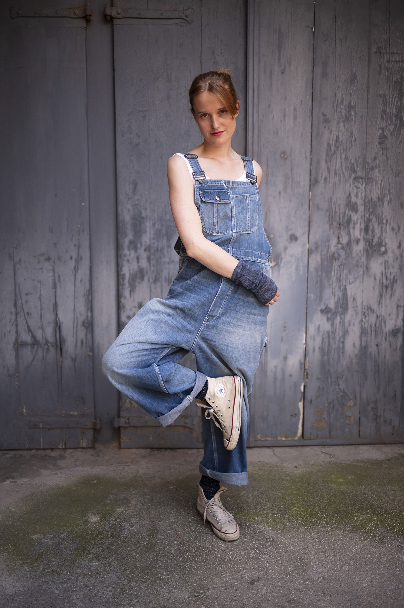 Salopette The 50s Workwear 41 Donna Light Blue