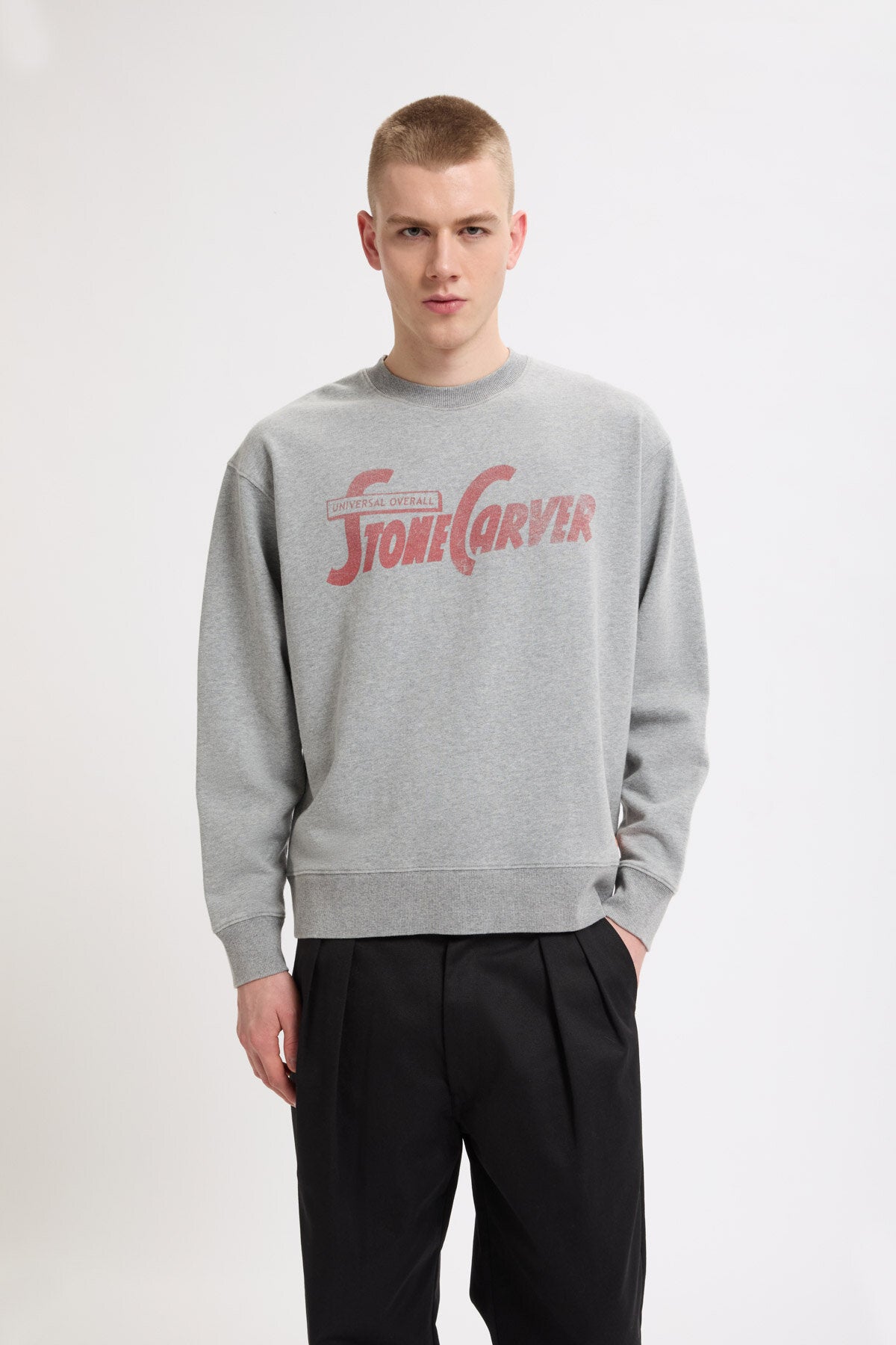 Maglia Stone Carver Uomo Gray