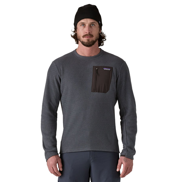 Men's R1 Air Crew Sweater Smolder Blue