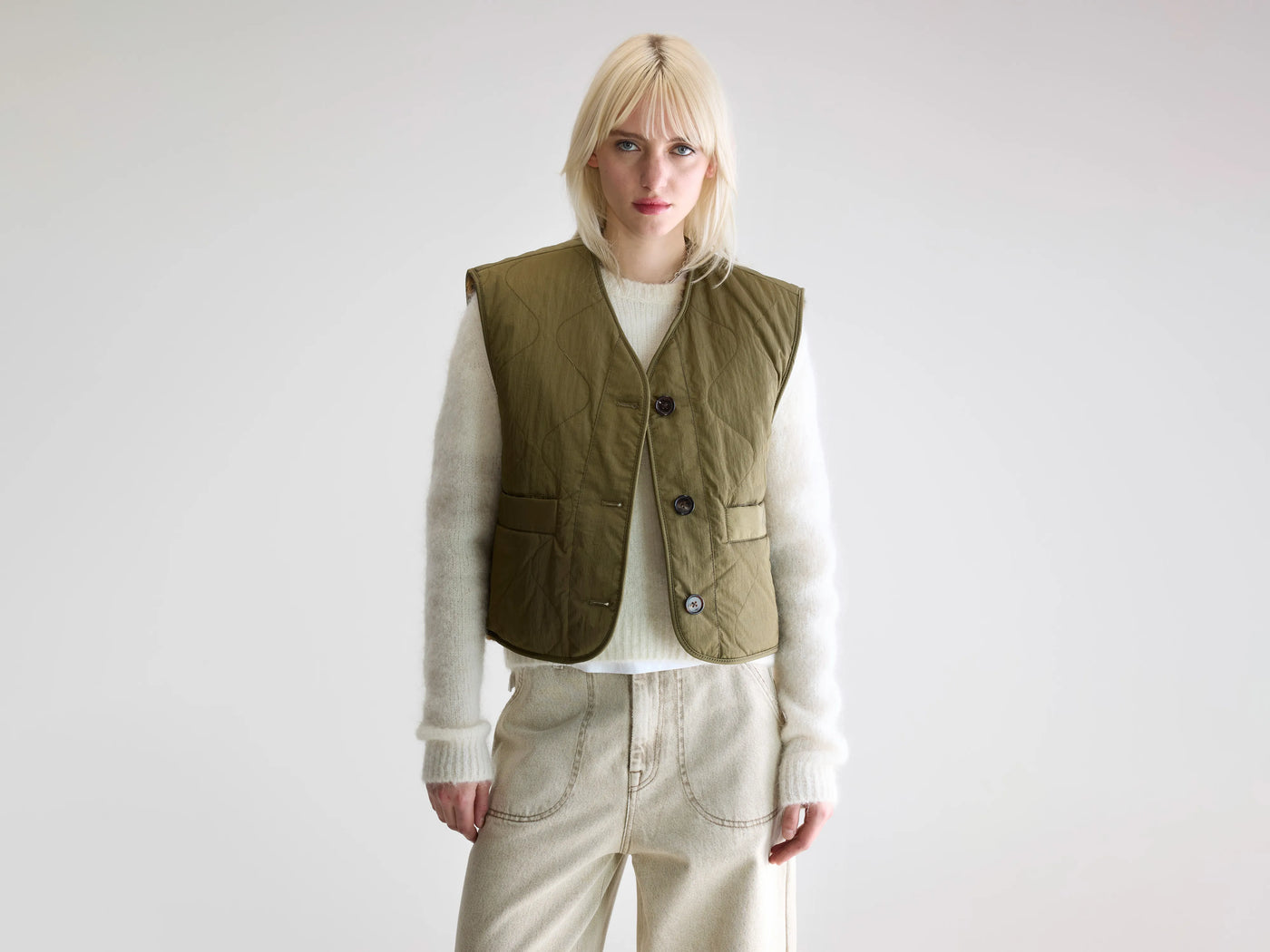 Women's Eloise Vest Army