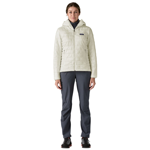 Frau Nano Puff Hoody Jacke Birch White