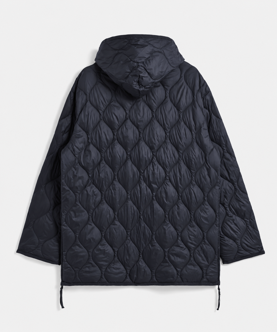 Military W-Zip Hood Down Jacke Dark Navy