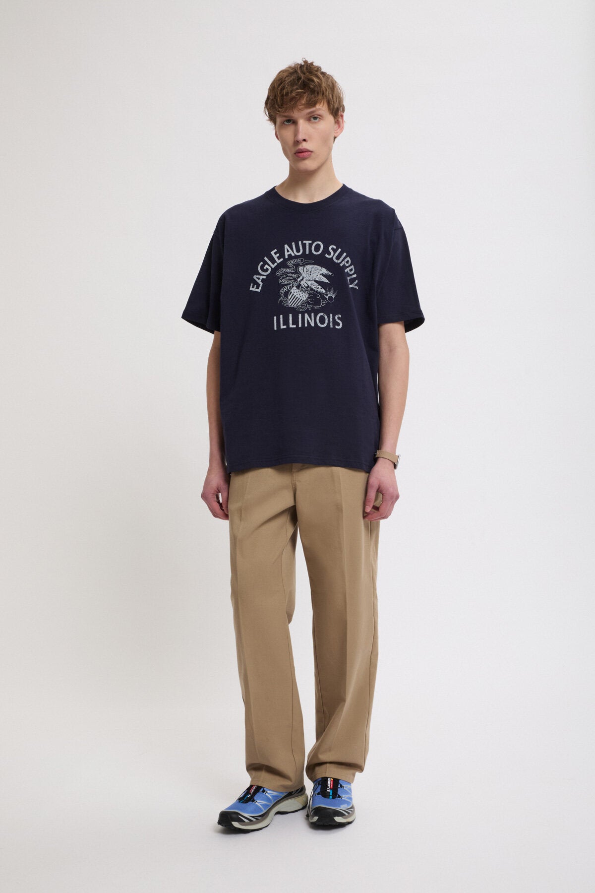 Pantaloni Bio Wash Uomo Beige