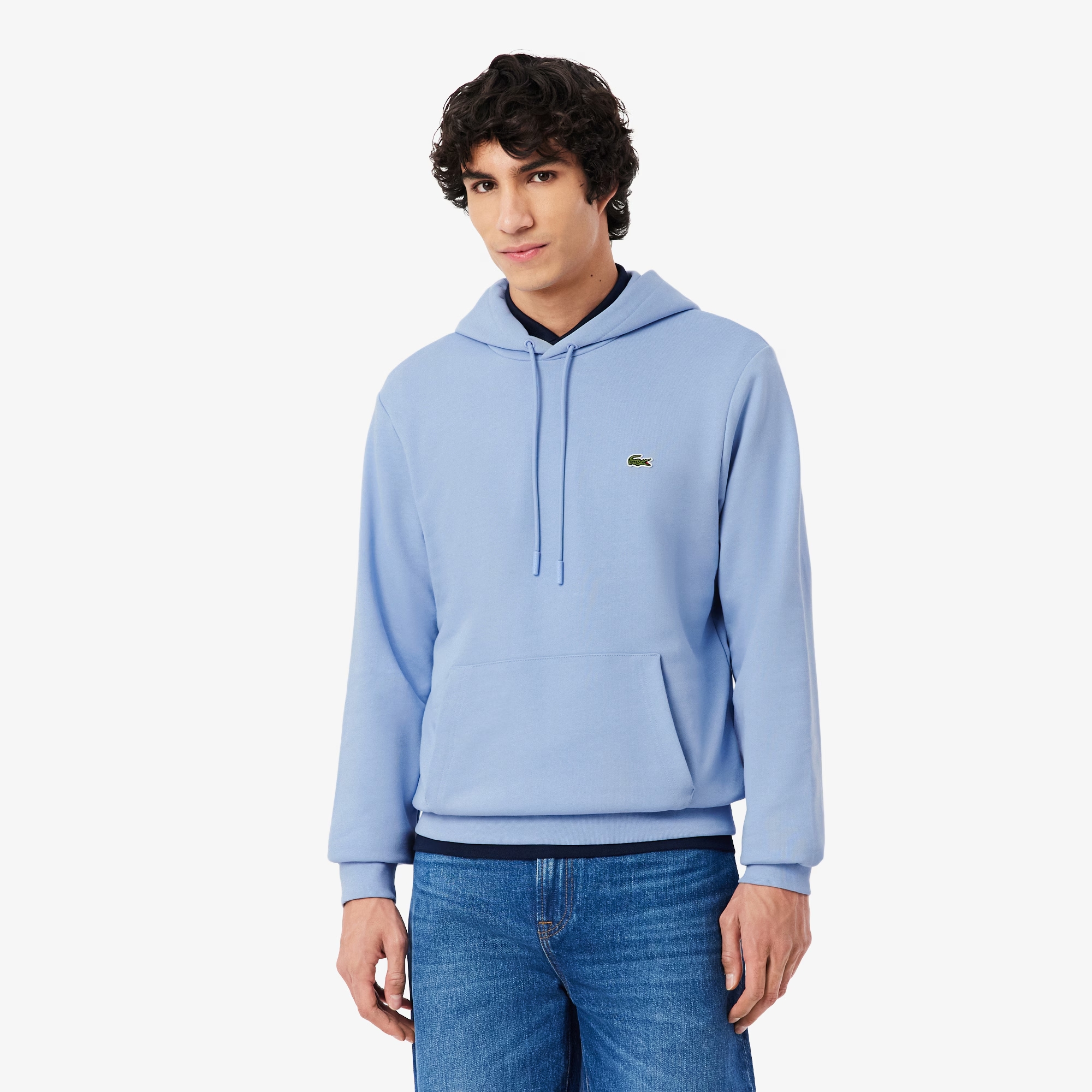 Maglia Classic Fit Hoody Uomo Light Blue