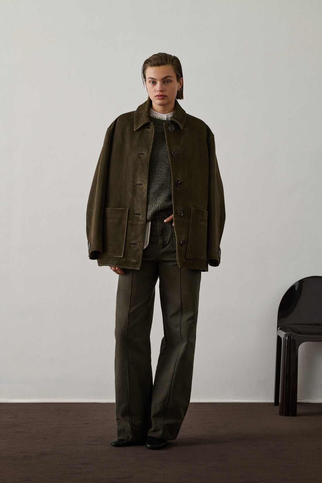 Pantalon Harold Femme Kaki