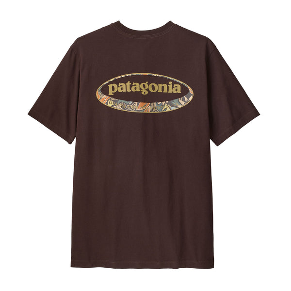 Ανδρικό Oval Logo T-shirt Den Brown/Ηλιοτροπικό