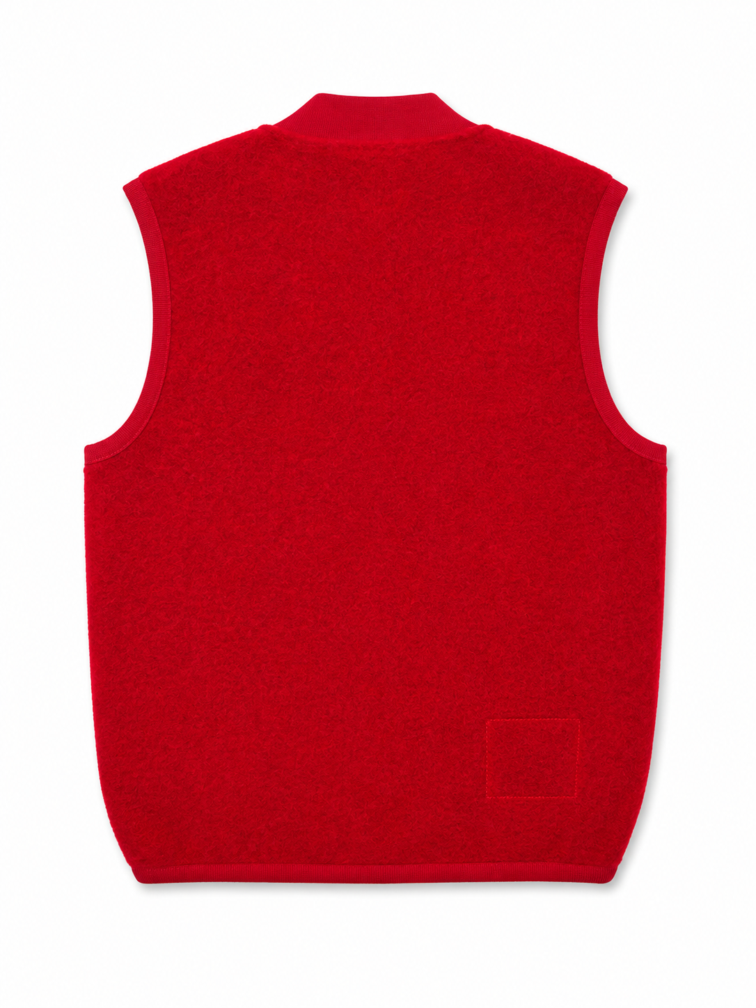 Gilet Zip Waistcoat Uomo Scarlet