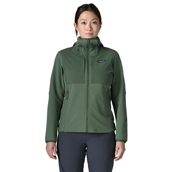 Giacca R2 CrossStrata Hoody Donna Canopy Green