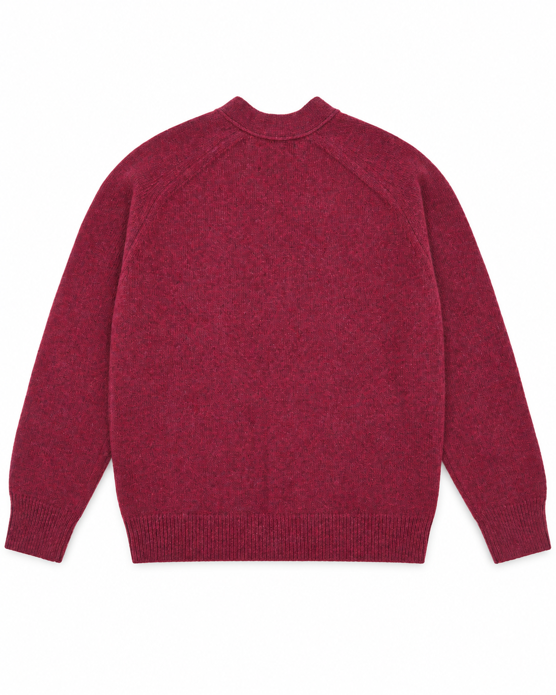 Mann Varsity Strickjacke Burgundy