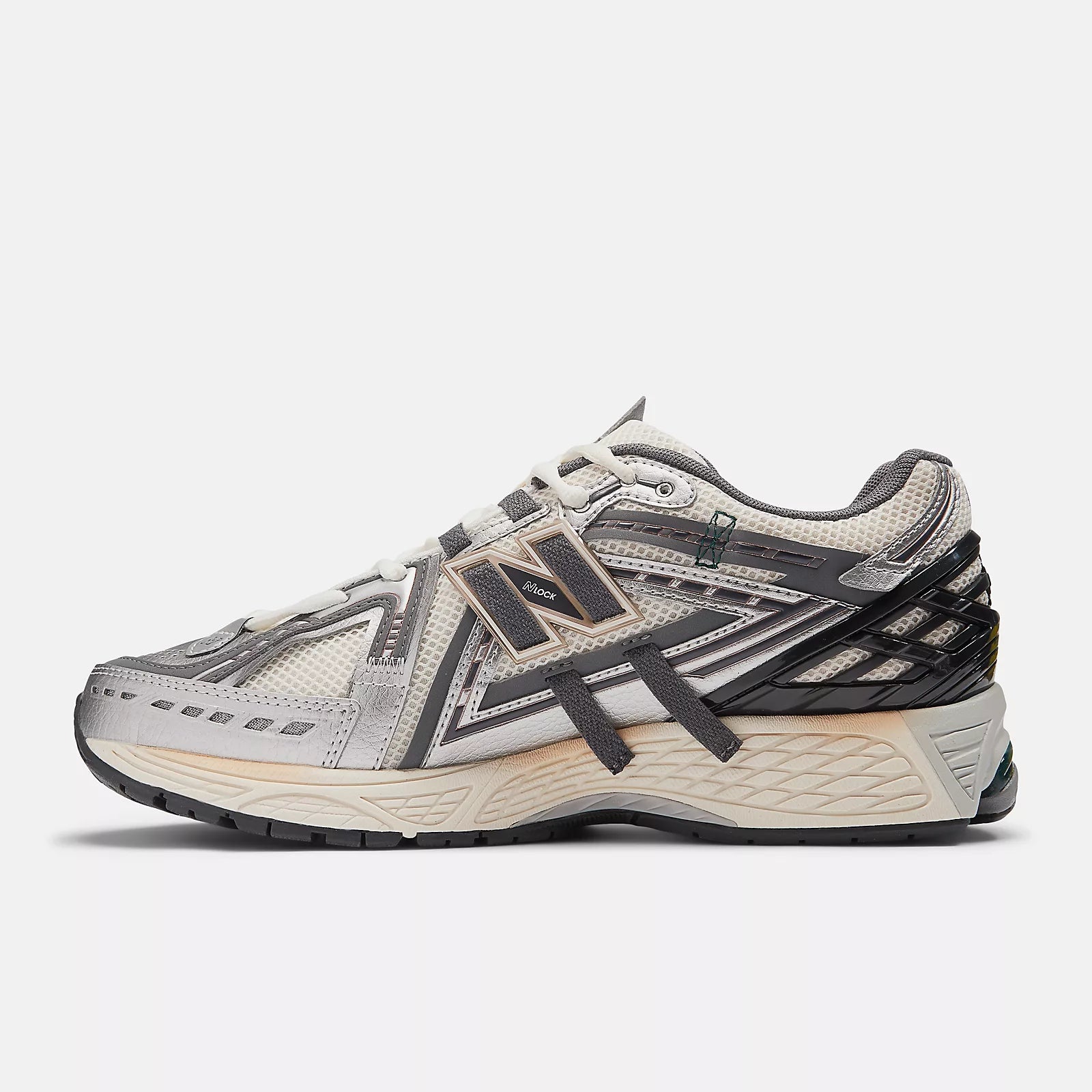 Mann 1906A Schuhe Silver Metallic/Castlerock