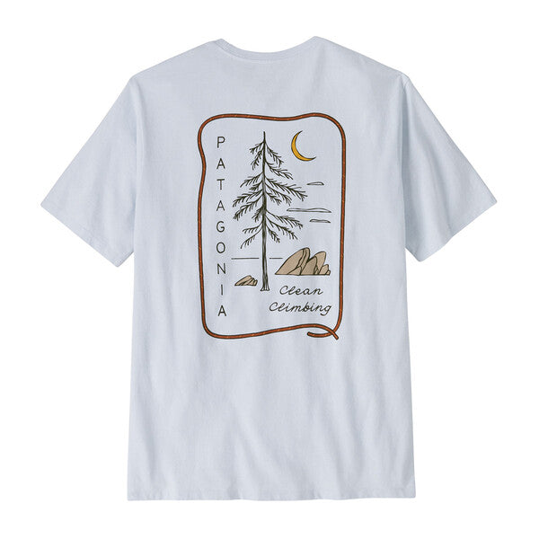 T-shirt Clean Climb Roots Responsibili Uomo White