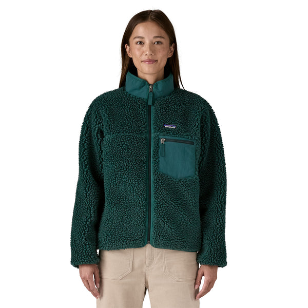 Giacca Classic Retro-X Fleece Donna Cascade Green